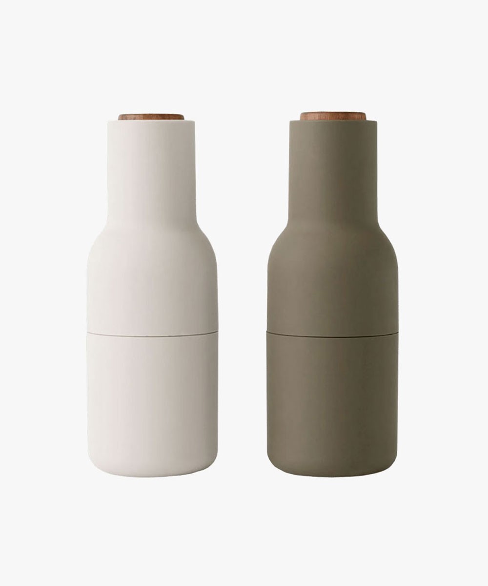 Bottle Grinder Set Ceramic Spice Mill 2 Pcs