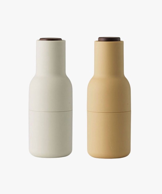 Bottle Grinder Set Ceramic Spice Mill 2 Pcs
