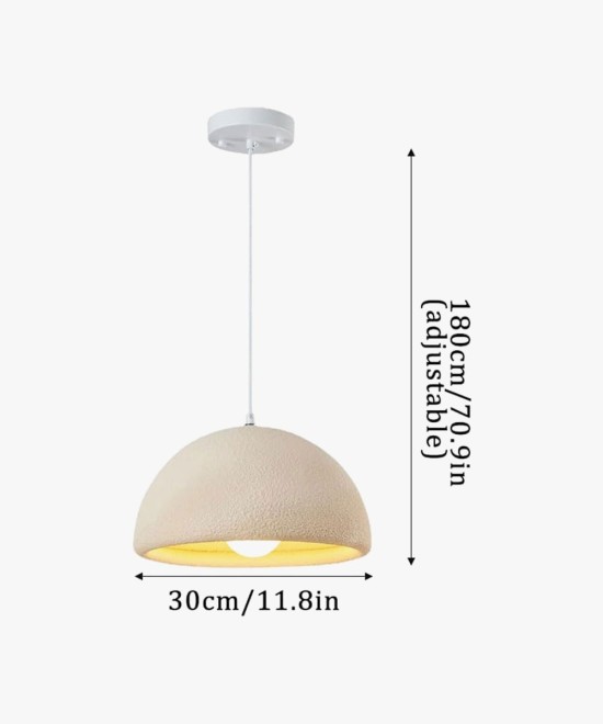 Dome Resin Chandelier Pendant Light Bowl