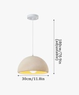 Dome Resin Chandelier Pendant Light Bowl