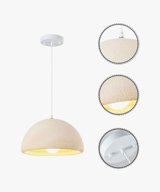 Dome Resin Chandelier Pendant Light Bowl