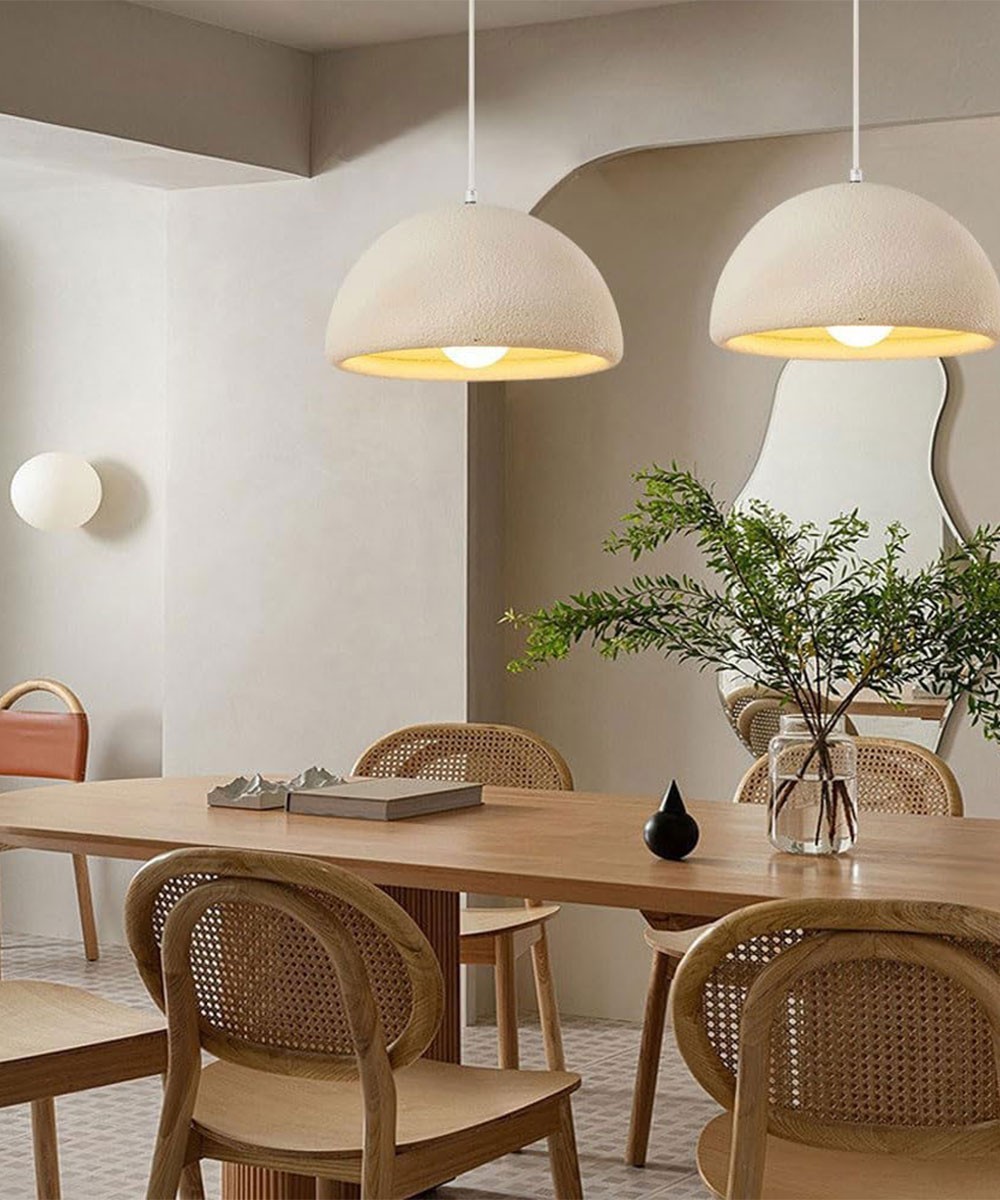 Dome Resin Chandelier Pendant Light Bowl