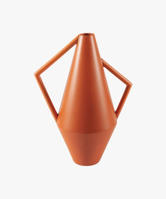 Atipico Small Ceramic Kora Vase Silk Blue