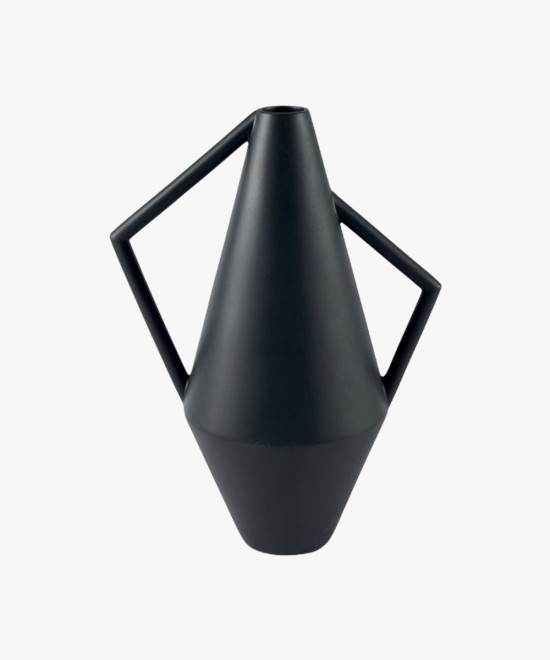 Atipico Small Ceramic Kora Vase Silk Blue